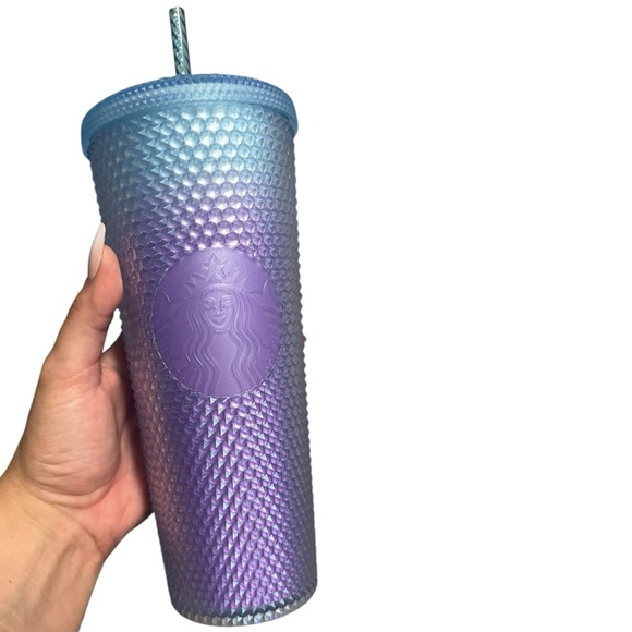 Starbucks Studded Icy Ombré Blue/Lavender Cold Cup 24 oz. Tumbler - Picture 1 of 3